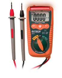 DM220 - Mini Pocket MultiMeter with Non-Contact Voltage Detector