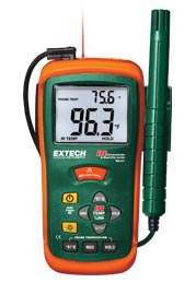 RH101 - 湿度-温度計 + 赤外線温度計
