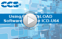 ICD-U64でCCSLOADソフトウエアを使用