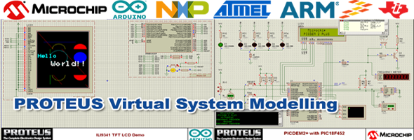 Proteus - ProSPICE, 回路図キャプチャ付きバーチャル・シミュレーション対応各種マイクロコントローラー