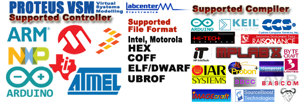 Proteus - ProSPICE, 回路図キャプチャ付きバーチャル・シミュレーション対応各種コンパイラ