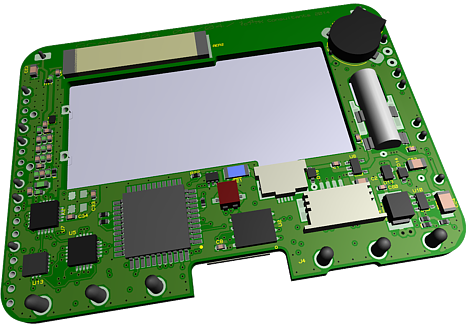 3D Visualisation of the XGS Gamestation Board.