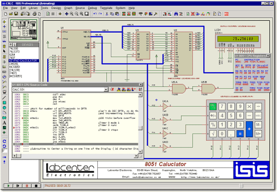 8051 Calculator design sample