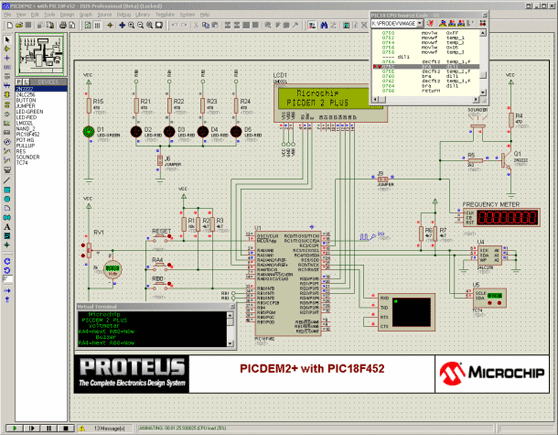 Screen shot of the ISIS schematic editor