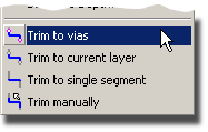 Track selection configuration